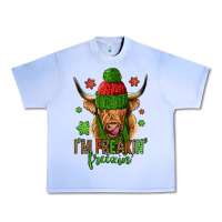Grape Ice i'm freakin freezin christmas long haired cow Urban Heavy Tee - Jasminsmagicworld