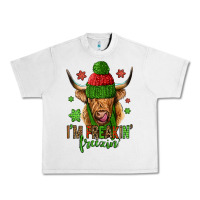 Lunar Rock i'm freakin freezin christmas long haired cow Urban Heavy Tee - Jasminsmagicworld