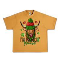 Peanut Butter i'm freakin freezin christmas long haired cow Urban Heavy Tee - Jasminsmagicworld