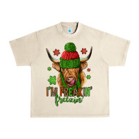 Sandshell i'm freakin freezin christmas long haired cow Urban Heavy Tee - Jasminsmagicworld
