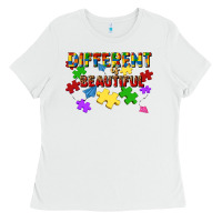 White different is beautiful Ladies Tee - JahusDesignShop