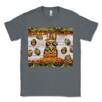Charcoal Heather easter egg hunter  rabbit Classic Tee - BarkalooDesign