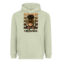 Matcha melanin afro messy bun Heavyweight Hoodie - Artiststas