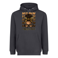 Smoke melanin afro messy bun Heavyweight Hoodie - Artiststas