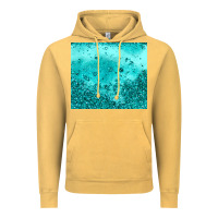 Vintage Mustard turquoise glitter Vintage Hoodie - JahusDesignShop