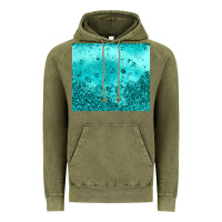 Vintage Olive turquoise glitter Vintage Hoodie - JahusDesignShop