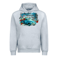 Heather Grey its the wonderful time of the year truck Urban Hoodie - CowGirlArtShop