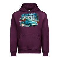 Mauve Wine its the wonderful time of the year truck Urban Hoodie - CowGirlArtShop