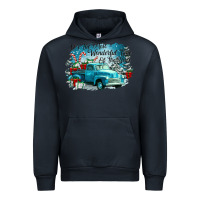 Navy its the wonderful time of the year truck Urban Hoodie - CowGirlArtShop