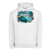 Pigment Lunar Rock its the wonderful time of the year truck Urban Hoodie - CowGirlArtShop