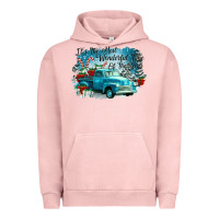 Pigment Salmon its the wonderful time of the year truck Urban Hoodie - CowGirlArtShop