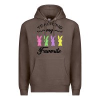 Coffee Teaching My Favorite Bunny Premium Hoodie - Bettercallsaul
