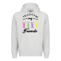 Dove Grey Teaching My Favorite Bunny Premium Hoodie - Bettercallsaul