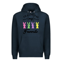 Navy Teaching My Favorite Bunny Premium Hoodie - Bettercallsaul