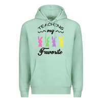 Seafoam Teaching My Favorite Bunny Premium Hoodie - Bettercallsaul