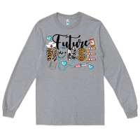 Heather Grey Western Future Nurse Long Sleeve Tee - LillyAllenDesigns
