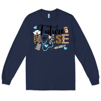 Navy Western Future Nurse Long Sleeve Tee - LillyAllenDesigns