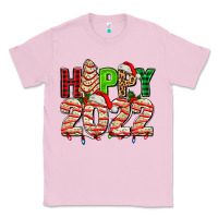 Bubblegum Pink happy 2022 with christmas tree cake Classic Tee - AdoDesignShop