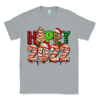 Heather Grey happy 2022 with christmas tree cake Classic Tee - AdoDesignShop