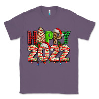 Lavender happy 2022 with christmas tree cake Classic Tee - AdoDesignShop