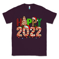 Plum happy 2022 with christmas tree cake Classic Tee - AdoDesignShop