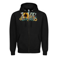 Black love like jesus sunflowers Zipper Hoodie - NancyCooperArtShop