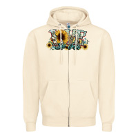 Love Like Jesus Sunflowers Zipper Hoodie | Teevron