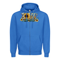 True Royal love like jesus sunflowers Zipper Hoodie - NancyCooperArtShop