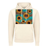 Vintage Artic sunflower turquoise glitter Vintage Hoodie - JahusDesignShop