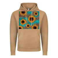 Vintage Camel sunflower turquoise glitter Vintage Hoodie - JahusDesignShop