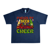 Navy fueled by beer and christmas cheer with beer bottles Urban Heavy Tee - AdoDesignShop