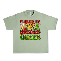 Oil Green fueled by beer and christmas cheer with beer bottles Urban Heavy Tee - AdoDesignShop