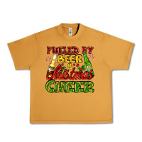 Peanut Butter fueled by beer and christmas cheer with beer bottles Urban Heavy Tee - AdoDesignShop