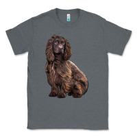 Charcoal Heather Boykin Spaniel Dog Classic Tee - LillyAllenDesigns