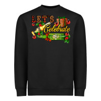 Black let`s celebrate with beer bottles Heavyweight Sweatshirt - AdoDesignShop