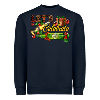Navy let`s celebrate with beer bottles Heavyweight Sweatshirt - AdoDesignShop