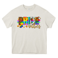 Cream pride vibes Heavy Core Tee - texasbilliewilder