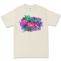 Bone halloween boo with cancer ribbon Premium Tee - AdoDesignShop