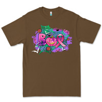 Cacao halloween boo with cancer ribbon Premium Tee - AdoDesignShop