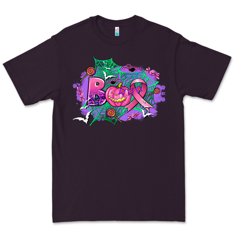 Halloween Boo With Cancer Ribbon Premium Tee by AdoDesignShop | Teevron