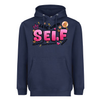 Navy self love Heavyweight Hoodie - Artiststas