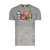 Cloud Rock longhaired cow coffee cups Vintage Tee - Jasminsmagicworld
