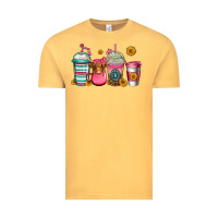 Vintage Mustard longhaired cow coffee cups Vintage Tee - Jasminsmagicworld