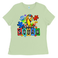 Matcha softball support squad autism Ladies Tee - Zillion Design Studio