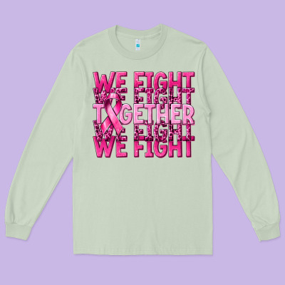 Together We Fight Cancer Long Sleeve Tee Designed By Nancycooperartshop