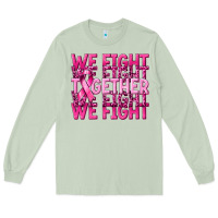 Matcha together we fight cancer Long Sleeve Tee - NancyCooperArtShop
