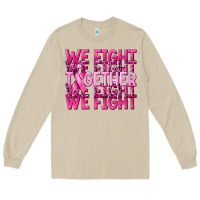 Mushroom together we fight cancer Long Sleeve Tee - NancyCooperArtShop