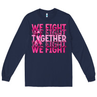 Navy together we fight cancer Long Sleeve Tee - NancyCooperArtShop