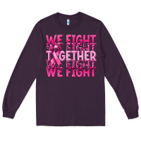 Plum together we fight cancer Long Sleeve Tee - NancyCooperArtShop