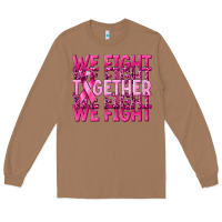 Toasted Coconut together we fight cancer Long Sleeve Tee - NancyCooperArtShop